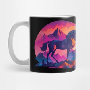 vector style horse Mug